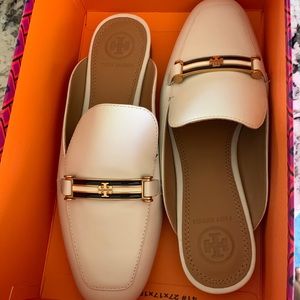 Amelia backless loafer calf leather shose